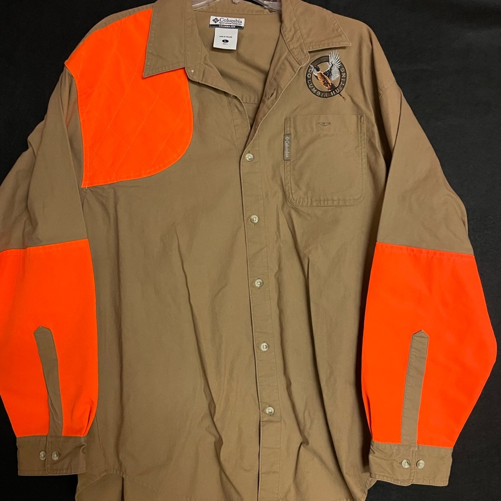 Mens large Columbia hunting shirt